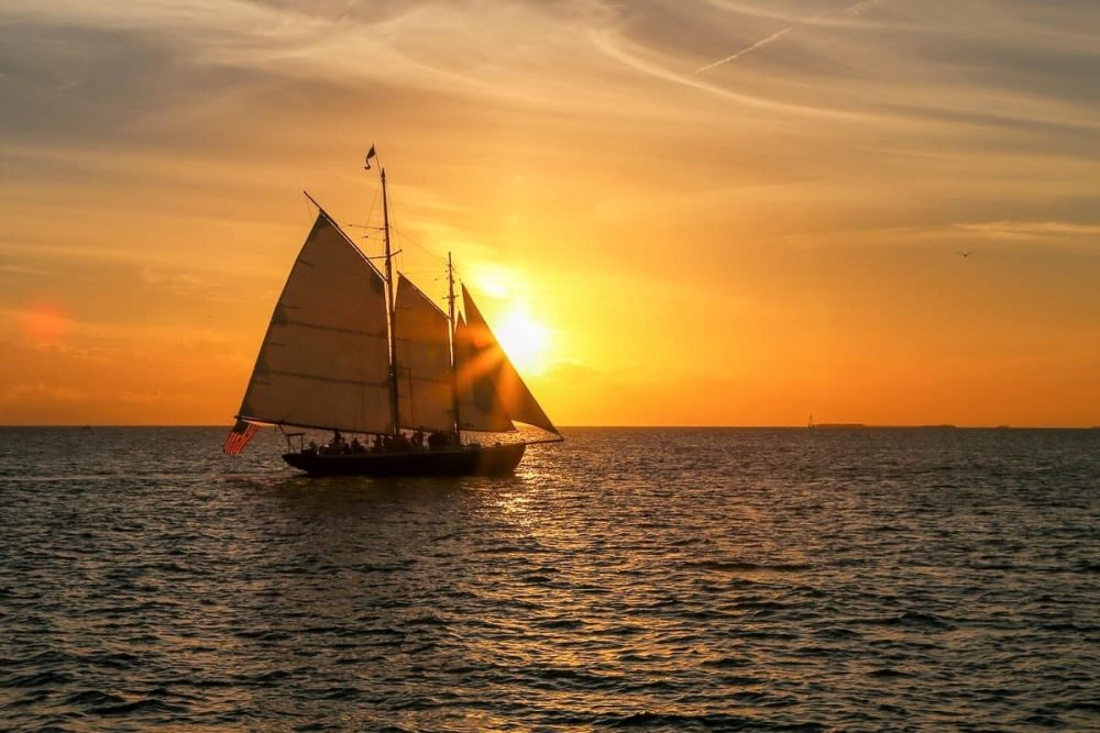 Sunset cruise in Key West.